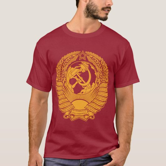 Wapenmakreel van de Sovjet-Unie Wreater  Russisch T-shirt (Voorkant)