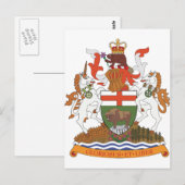wapenmanitobacekat briefkaart (Voorkant / Achterkant)