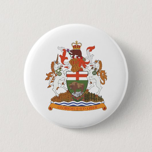 wapenmanitobacekat ronde button 5,7 cm (Voorkant)