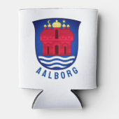Wapenmantel Aalborg - DENEMARKEN Blikjeskoeler (Voorkant)