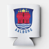 Wapenmantel Aalborg - DENEMARKEN Blikjeskoeler (Achterkant)