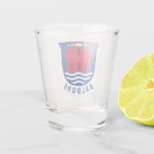 Wapenmantel Aalborg - DENEMARKEN Shot Glas (Achterkant)