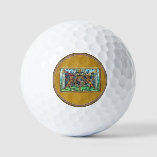 Wapenmantel Golfbal Golfballen (Voorkant)