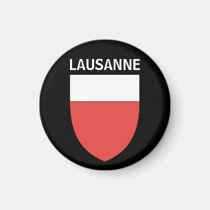 Wapenmantel Lausanne, ZWITSERLAND Magneet