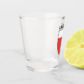 Wapenmantel Lausanne, ZWITSERLAND Shot Glas (Links)