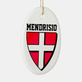 Wapenmantel Mendrisio - ZWITSERLAND Keramisch Ornament (Rechts)