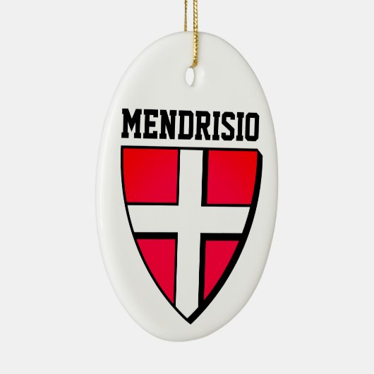 Wapenmantel Mendrisio - ZWITSERLAND Keramisch Ornament (Rechts)