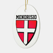 Wapenmantel Mendrisio - ZWITSERLAND Keramisch Ornament (Links)