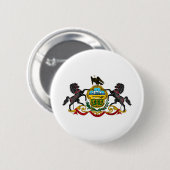 Wapenmantel Pennsylvania Ronde Button 5,7 Cm (Voorkant /achterkant)