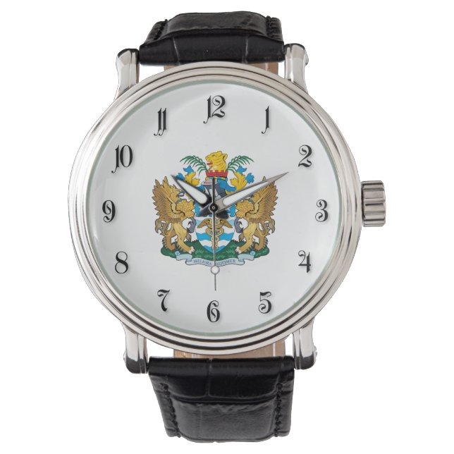 Wapenmantel van Brisbane Horloge (Voorkant)