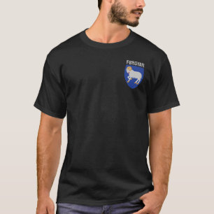 Wapenmantel van de Faeröer (DENEMARKEN) T-Shirt
