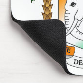 Wapenmantel van Ivoorkust Muismat (Hoek)