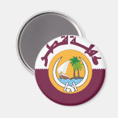 wapenmantel van qatar magneet (Voorkant / Achterkant)