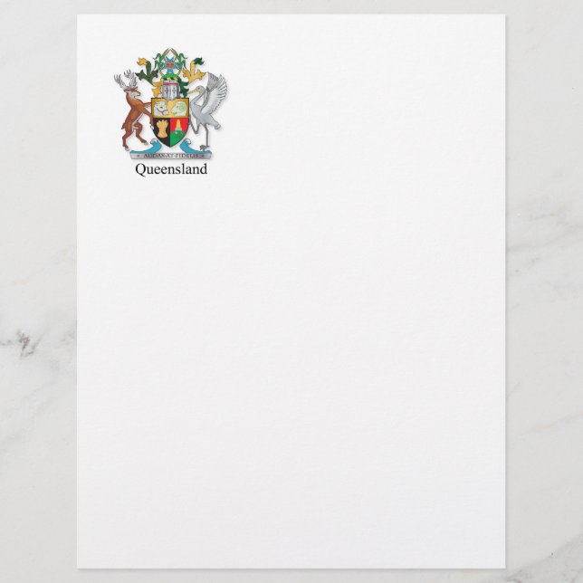 Wapenmantel van Queensland (Voorkant)