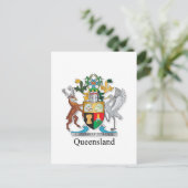 Wapenmantel van Queensland Briefkaart (Staand voorkant)