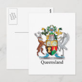 Wapenmantel van Queensland Briefkaart (Voorkant / Achterkant)