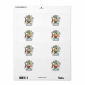 Wapenmantel van Queensland Etiket (Full Sheet)