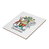 Wapenmantel van Queensland Tegeltje (Zijkant)