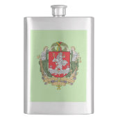 Wapenmantel van Vilnius, Litouwen Flask Flacon (Voorkant)