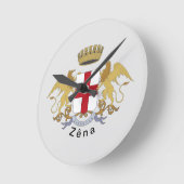 Wapenmantel van Zêna (Genova, Ligurië) Ronde Klok (Hoek)