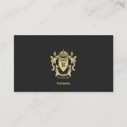 Wapenmantel Visitekaartje (Voorkant)