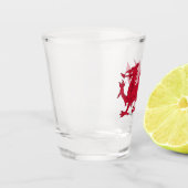 Wapenmantel Wales & Welsh, vlag /Cymru party Shot Glas (Links)