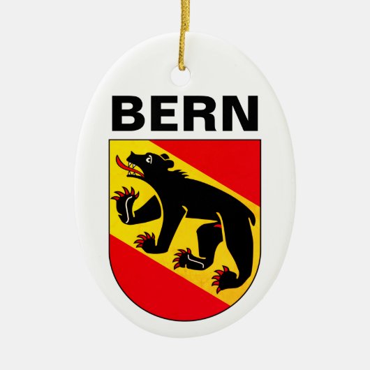 Wapenmantel, ZWITSERLAND Keramisch Ornament (Voorkant)