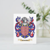 Wapenmat (familiekust) briefkaart (Staand voorkant)