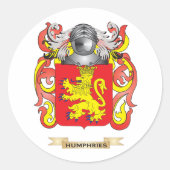 Wapenmat (familiekust) ronde sticker (Voorkant)