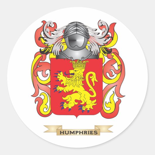 Wapenmat (familiekust) ronde sticker (Voorkant)