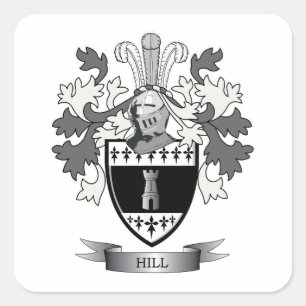 Wapenmat Vierkante Sticker