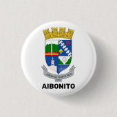 Wapenmunt - Aibonito, Puerto Rico Ronde Button 3,2 Cm (Voorkant)