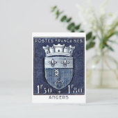 Wapenmunt, Angers Frankrijk Briefkaart (Staand voorkant)