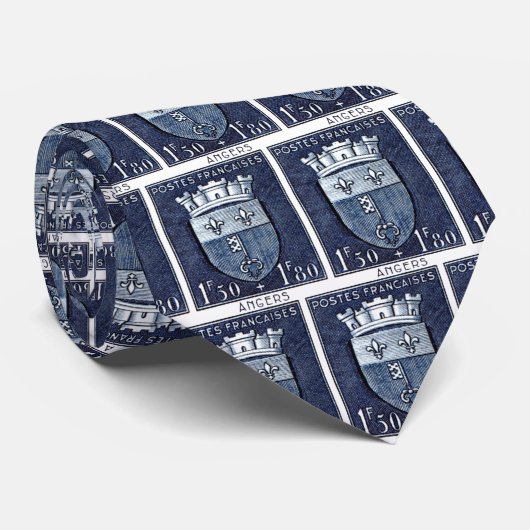 Wapenmunt, Angers Frankrijk Stropdas (Opgerold)