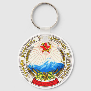 Wapenmunt Armenië Officieel heraldry symbool Sleutelhanger