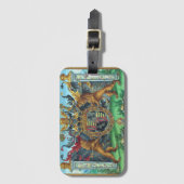 Wapenmunt Bagagelabel (Voorkant (verticaal))