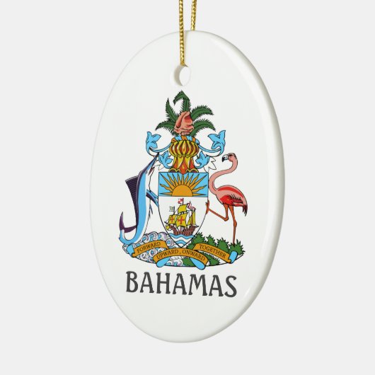 Wapenmunt - Bahama's Keramisch Ornament (Links)