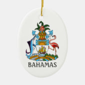 Wapenmunt - Bahama's Keramisch Ornament (Voorkant)