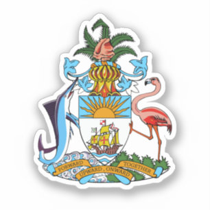 Wapenmunt - Bahama's Sticker