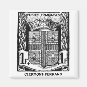 Wapenmunt, Clermont-Ferrand Frankrijk Magneet