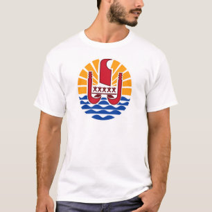 Wapenmunt, Frans Polynesië Polynésie Française T-shirt