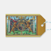 Wapenmunt Label Gift Cadeaulabel (Voorkant (Horizontaal))