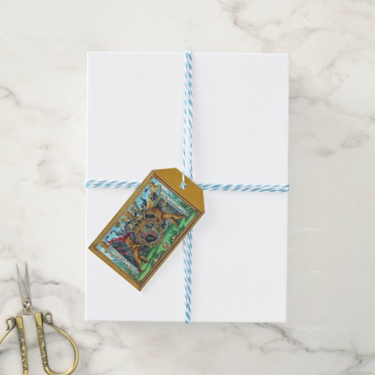 Wapenmunt Label Gift Cadeaulabel (Met Touw)