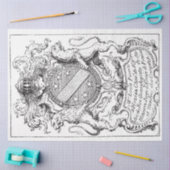 Wapenmunt, leeuwen tissuepapier (Craft)