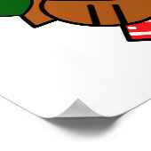 Wapenmunt Macedonië Officieel symbool heraldry Poster (Hoek)