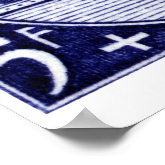 Wapenmunt, Montpellier Frankrijk Poster (Hoek)