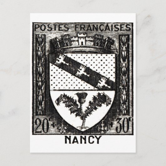 Wapenmunt, Nancy Frankrijk Briefkaart (Voorkant)