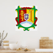 Wapenmunt Nayarit Officiële Mexico Heraldry Logo Poster (Keuken)