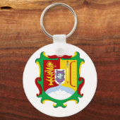 Wapenmunt Nayarit Officiële Mexico Heraldry Logo Sleutelhanger (Voorkant)