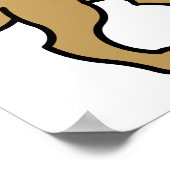 Wapenmunt Officieel symbool Spanje Poster (Hoek)